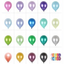 스튜디오 웨딩 촬영 소품 컬러 펄풍선 50p 백일파티, 라이트블루