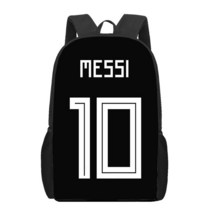 스쿨백 남아 남자 책가방 세트 신학기 초등 백팩 Football-star-messi School Bags For Boys Girls 3D Print 배낭 키즈 가방 유치원 어린이