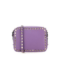 23SS VALENTINO GARAVANI 라일락 레더 락스터드 크로스바디 가방 2W2B0809VSF 699