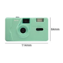다회용필름카메라 kodak 필름 카메라 m35 레트로 수동 필름 카메라에 토이카메라, 초록
