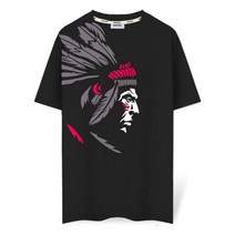 제네브 국내생산 남여공용 M~3XL 반팔 프린트 티셔츠 인디언 / 2color