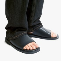 (정품)CUSTOMADE 3cm 스퀘어토 슬라이드 슬리퍼 딜런(CR0073)