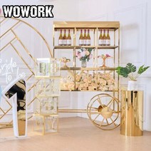 와트만지 대용량 2023 WOWORK 골드 실린더 케이크 받침대 종이 4절화지 색도, Gold