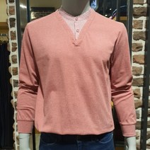 크로커다일남성 세련된 셔츠 레이어드 헨리넥 티셔츠 A7TS1401