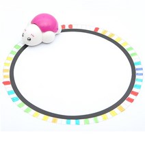 스마트 코딩로봇 터틀봇 교육용 음악 라인 움직이는 코딩 장난감 미니 코딩봇, 오렌지