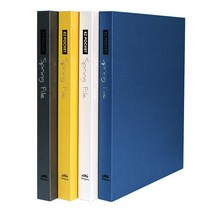 스프링파일 합지 싸바리 표지 하드커버 스프링화일, 청색