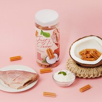 한입뚝딱 덴탈츄 실꼬리돔과 코코넛 강아지 껌 330g