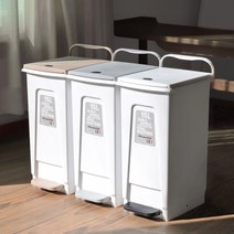 15L 인테리어 디자인 페달형 페달휴지통 쓰레기통 20L 모던 분리수거함 심플, 노블페달휴지통 20L (화이트)
