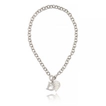 블링 알파벳포인트 925은 실버볼드체인 패션목걸이