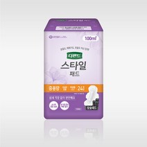 디펜드 스타일 패드 참숯 여성용 중용량, 24개입, 1개