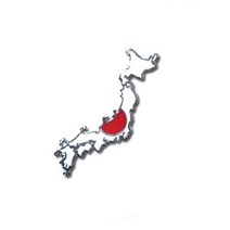 아트박스/로고마크 일본지도 뺏지