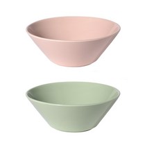 보울보울 어반데일리 면기, 쉬폰핑크+애플그린, 2개