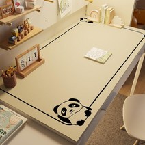 방수 데스크패드 책상매트 사이즈옵션20개 보호 깔개 다용도 가죽 덮개 칼판 깔판 고무판, 귀여운 팬더