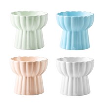 강아지 고양이 물그릇 밥그릇 도자기 식기 물통 수반, 파스텔 그린