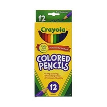 Crayola 68-4012 색연필 12개 3개 팩 다양한 색상