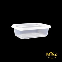 M-1014B 사각반죽용기 이유식포장 600개세트, 투명