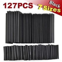 열선커터기 우드락 스티로폼 열선 재단 절단기 127/328pcs 열 수축 튜브 2:1 와이어 랩 연결 기능이있는 30, 127PCS with bag