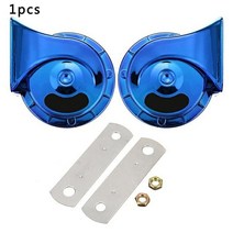 범용 시끄러운 400db 12V 전기 달팽이 자동차 바이크 오토바이 트럭 보트용 공기 성난 소리 경적, 04 blue