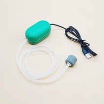 usb기포기 브로와 어항산소발생기 무소음 가정용 산소 펌프 Usb 조용한 야외 휴대용 낚시 공기 수족관 물고, 03 Green