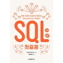 SQL 첫걸음 : 하루 30분 36강으로 배우는 완전 초보의 SQL 따라잡기, 한빛미디어