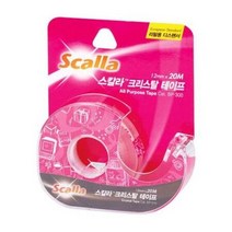 스칼라)크리스탈테이프(C1220D/핑크) .