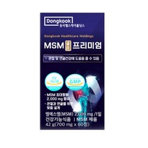 동국 MSM 골드 프리미엄 (60정 1통), 1통