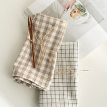 컴포트 내츄럴 키친크로스, 베이지체크, 1개