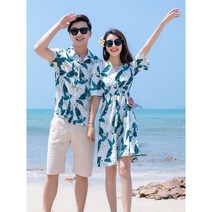 휴양지커플룩 동남아 제주도 신혼 여행 커플시밀러룩 데이트