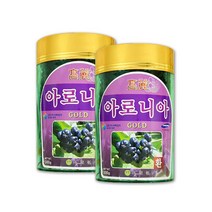 국산 아로니아환 열매 블랙 초크베리 초코베리 검정콩 검은콩 뽕나무잎 ARONIA X 300g 2병, 2개