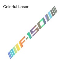 포드 호환 F150 f150 랩터 트럭 그래픽 사용자 정의 로고 비닐 커버 자동차 장식 데칼 자동차 액세서리 픽업 전면 유리창 스티커, 다채로운 레이저