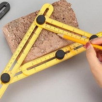 만능각도자 측정기 각도계 고정밀 타일시공 목공, 1개