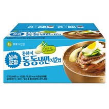 이가자연면 동치미 동동냉면 12개, 480g, 9개