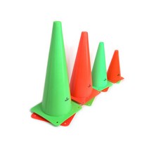 스포츠콘 고깔 축구 훈련 연습용품 학교체육 운동, 18in(48cm), 그린