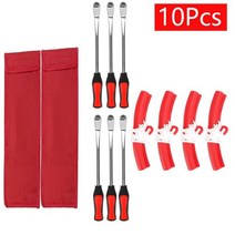 자동차 타이어 교환 레버 스푼 세트 변경 도구 림 보호대 수리 유지 보수 1 10 42 개, 10 Pcs Kit