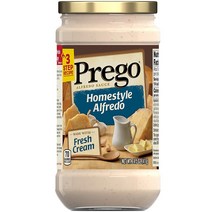 Prego Homestyle Alfredo Sauce 프레고 홈스타일 알프레도 소스 411g, 1개
