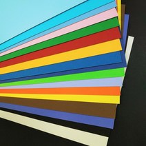 남도피앤피 칼라하드보드지 1T 2절 4매, 1개, 백색