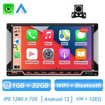 애플카플레이 카플레이모니터 블랙박스 카플레이어 카플레이연결 카플레이무선 포드 폭스바겐 골프용 무선 자동차 멀티미디어 안드로이드, 5.1G 32G Carplay 12LED