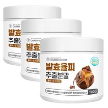 밤껍질 율피 가루 추출 발효 유산균 함유 200g 3병, 3개