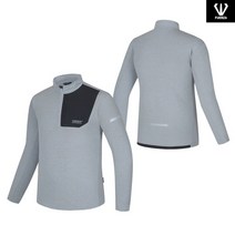 [훼르자] 단스크 짚업티셔츠 그레이