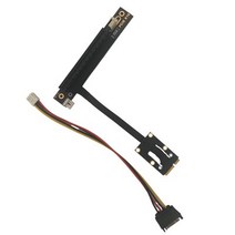그래픽 라이저카드 핫세일 미니 PCIe-PCI-E 3.0 X16 어댑터 케이블 외부 그래픽 카드 mPCIe-16x 라이저 안, 02 216AD_04 25CM