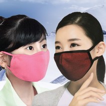 국산 극세사 포근한 패션 핫 마스크, 패션 극세사 방한대_블랙