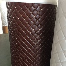 레자원단 엠보싱 방수 인조가죽 차박 캠핑카 매트, 100x135cm 오프블랙4x5체크