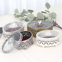 어바웃더홈 엔틱 악세서리 보관함 보석함, 타원 주석