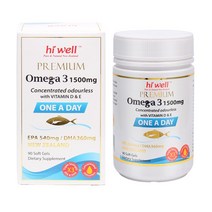 하이웰 프리미엄 오메가3 1500mg 원어데이 DHA EPA 뉴질랜드 직구