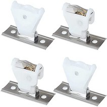 우드셔터 우드커튼 암막 4pcs 코드 잠금 메커니즘 및 코드 아이들러 풀리 회전 유형