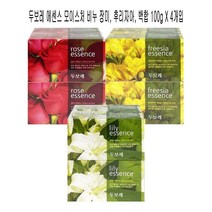 두보레 에센스 모이스처비누 4입 로즈백합후리지아 -O, 백합, 본상품선택