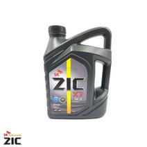SK 합성 엔진오일 지크 X7 4L LPG 전용 가스차 전용 차량용품 윤활유 LPG엔진오일 SK지크 10W30