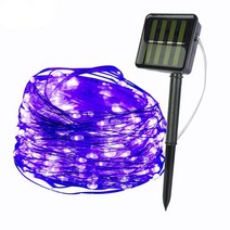 태양열정원등 이케아 태양열 조명 에너지열 끈 요정 10M 100LED / 5M 50 LED 방수 야외 화환 에너지 광 램프 정원 장식 크리스마스, 보라색