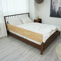 원목 침대 안전 가드 낙상 방지 침대 난간 안전바 대형120 cm 중형 80 cm, 대형 120 cm+원목스틱 1개