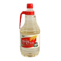 롯데 환만식초 식초 초 식자재 롯데환만식초1.8L, 1개, 해당 상품 선택하기